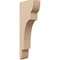 Ekena Millwork 3"W x 6"D x 18"H Thin New Brighton Rough Cedar Woodgrain TimberThane Corbel, Primed Tan CORUR03X06X18NEBRCPR - alternate 1